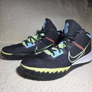 Nike Air-Sole  Kyrie Flytrap 4 Black Lime Glow Size 14 Men's Sneakers